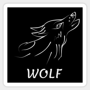 White Wolf Sticker